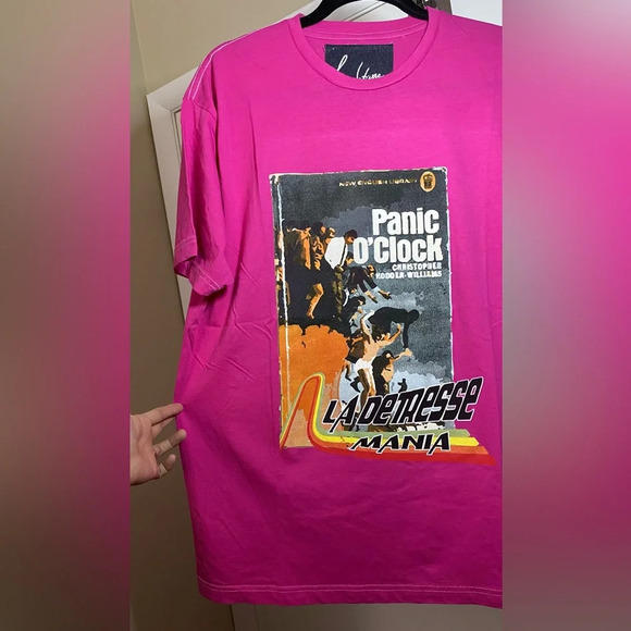 NWT Revolve x La Detresse Pink Cookies Panic Tee Size Large - Picture 5 of 10